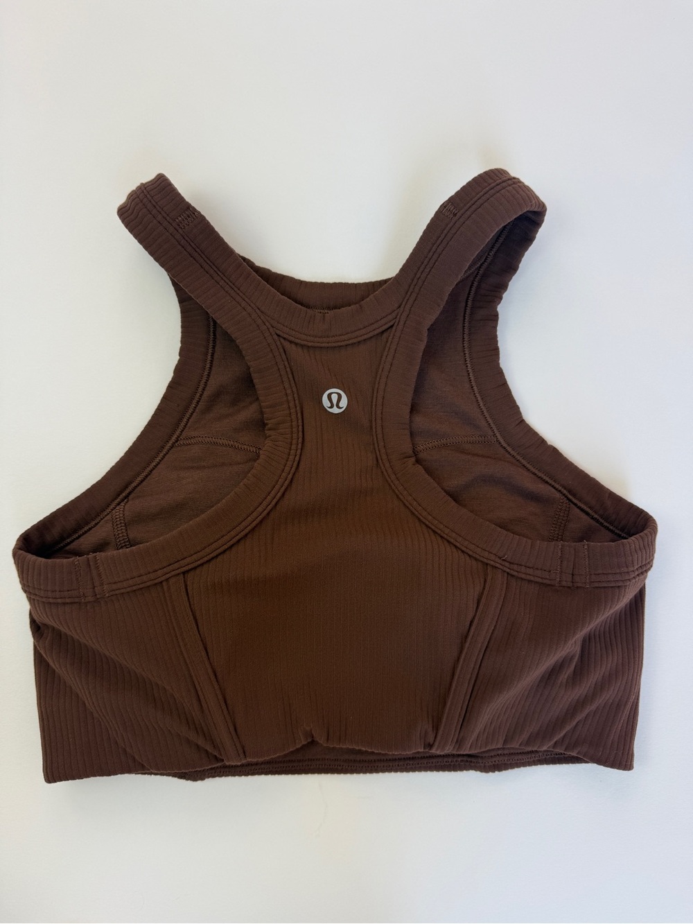 Lululemon Ribbed Nulu High-Neck Yoga Bra *Light Support, B/C Cup sz 6